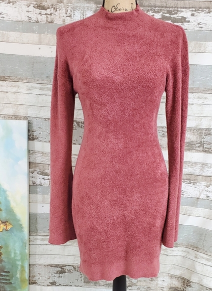 express chenille sweater dress